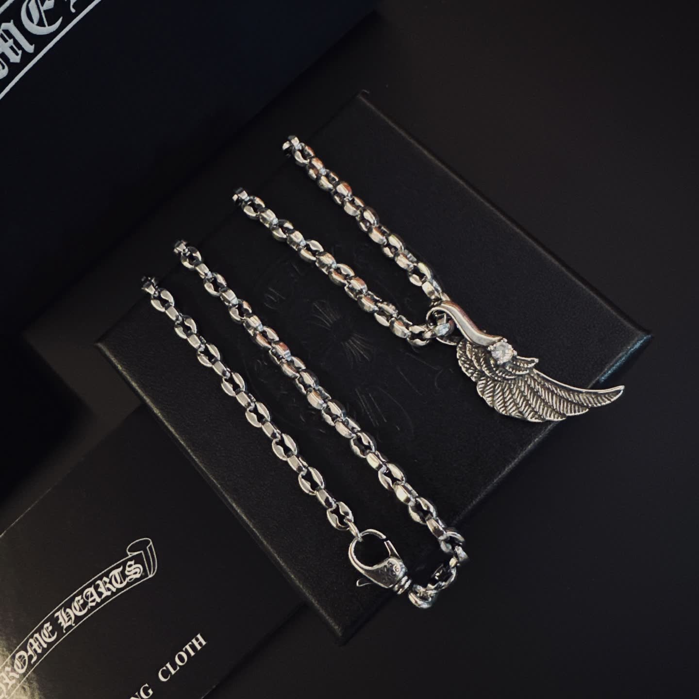 Chrome Hearts Wing Pendant Necklace